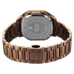 Britime London Galaxy Men’s Automatic Watch – Rose Gold Dial, Black Silicon Strap, Multi-Function | Model 777-P30706 | Stylish Timepiece for Any Occasion
