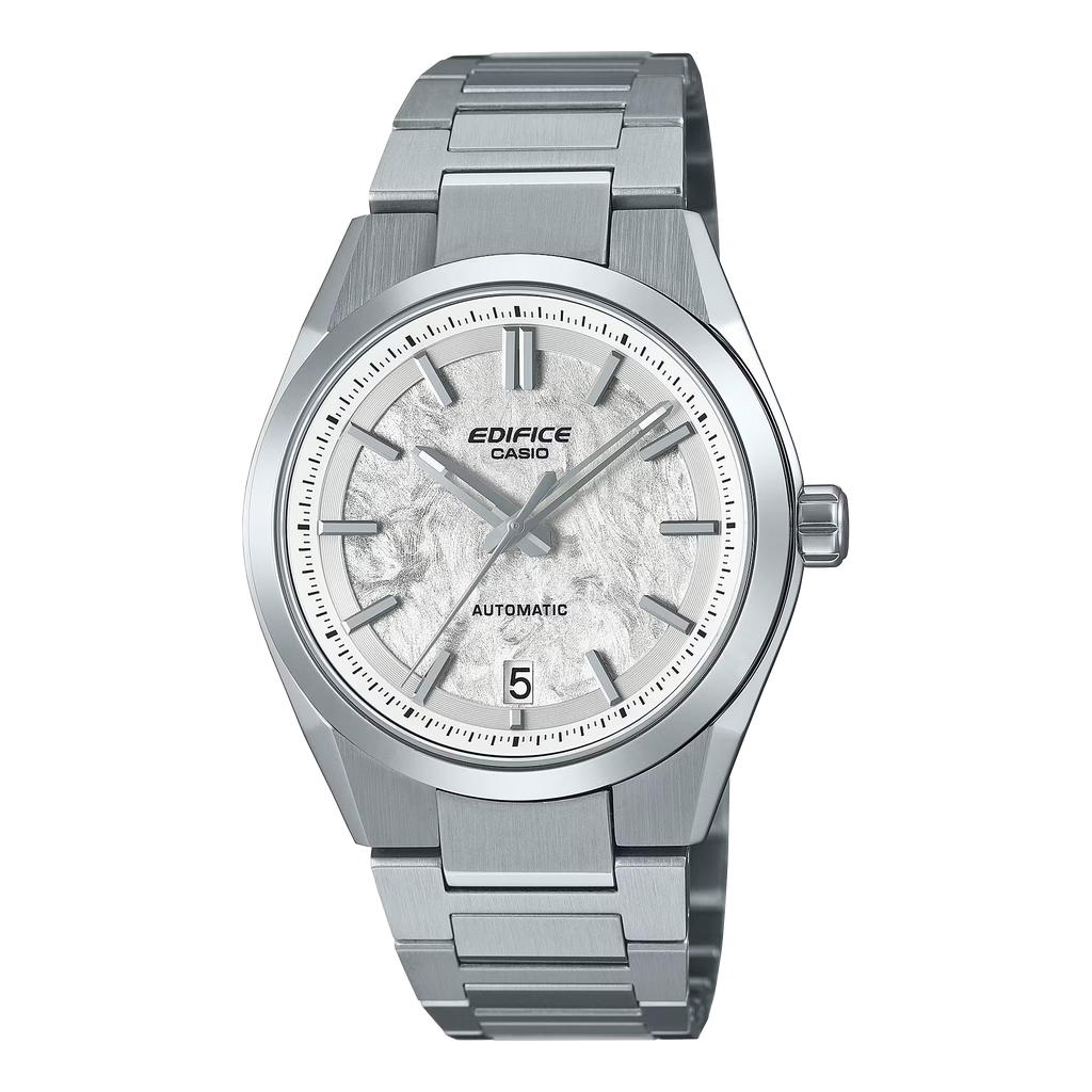 Casio Edifice AUTOMATIC Forged Carbon Transparent screw-down back watch EFK-100XPB-1AJF