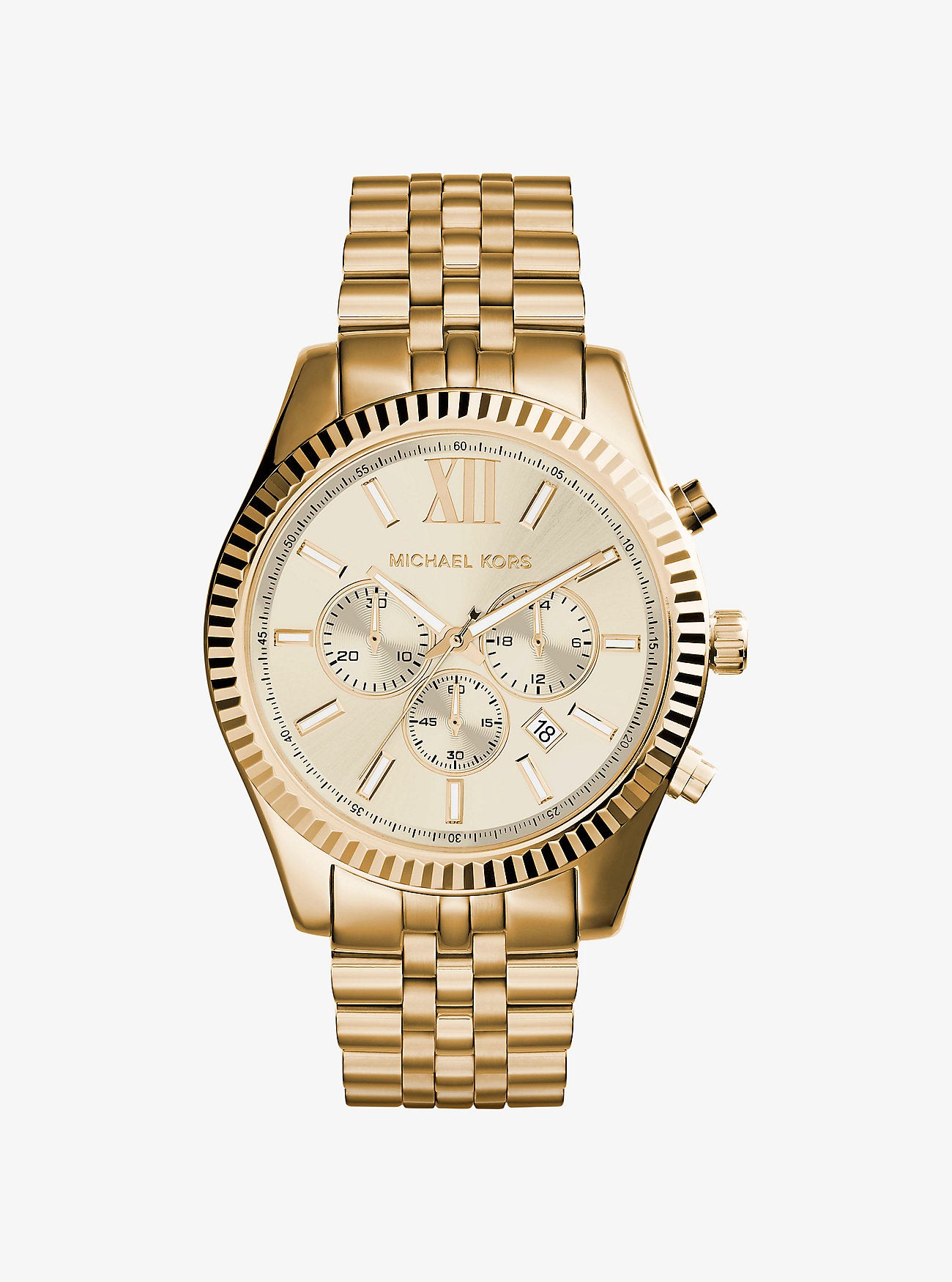 Michael Kors Lexington Men's Watch, Stainless Steel Bracelet Watch for Men