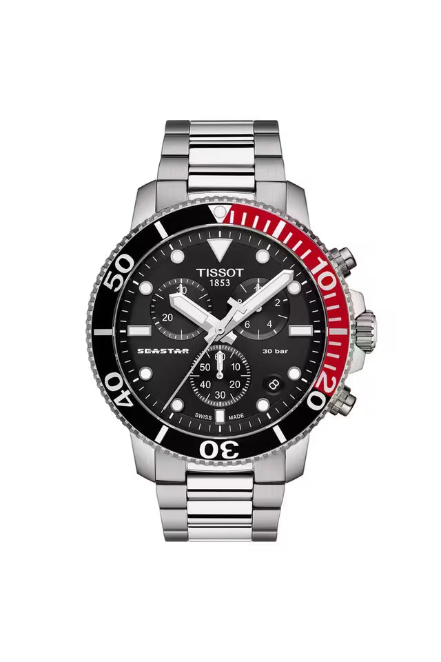 TISSOT Seastar 1000 Men's Chronograph Stainless Steel Watch T1204171105101