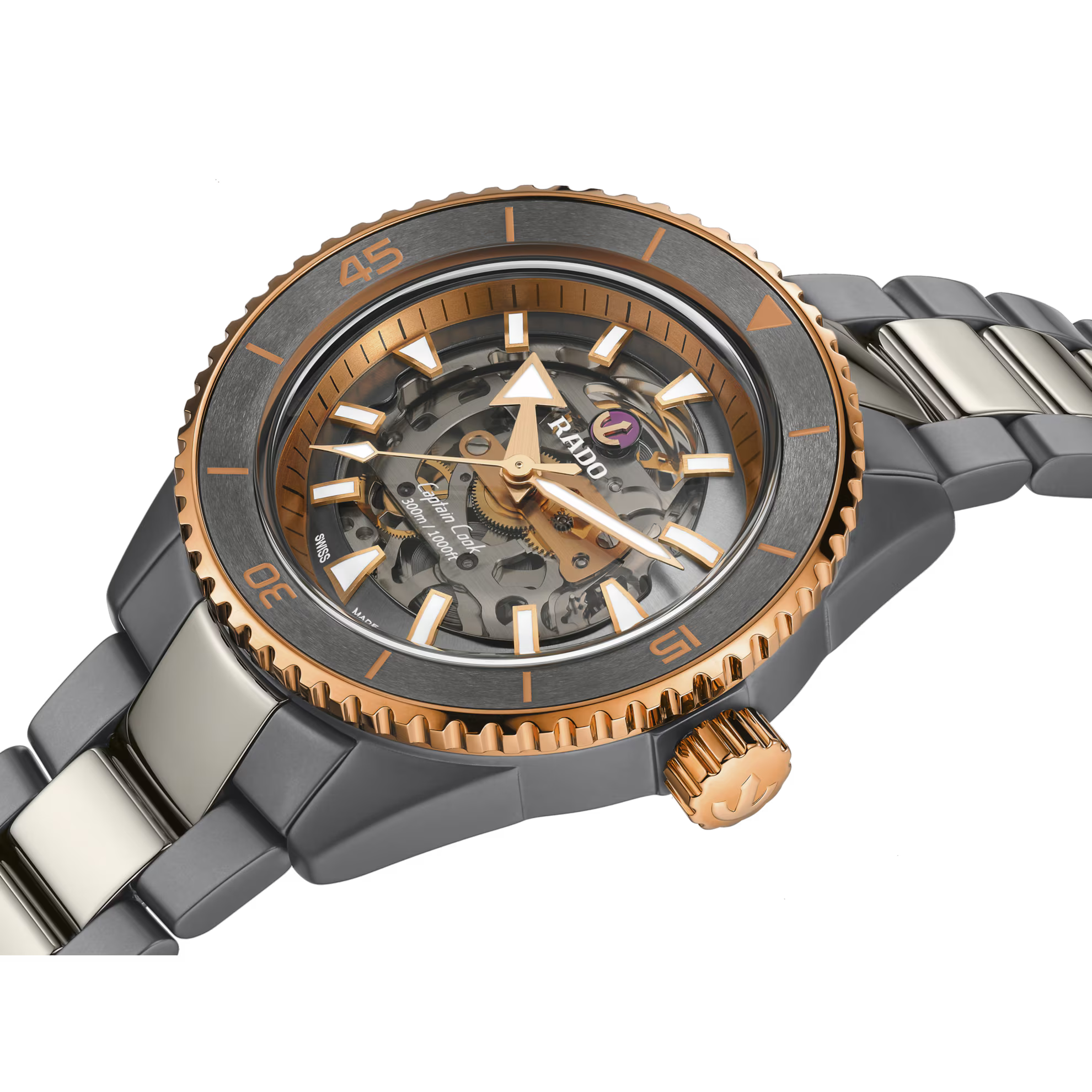 RADO Captain Cook High-Tech Ceramic Skeleton