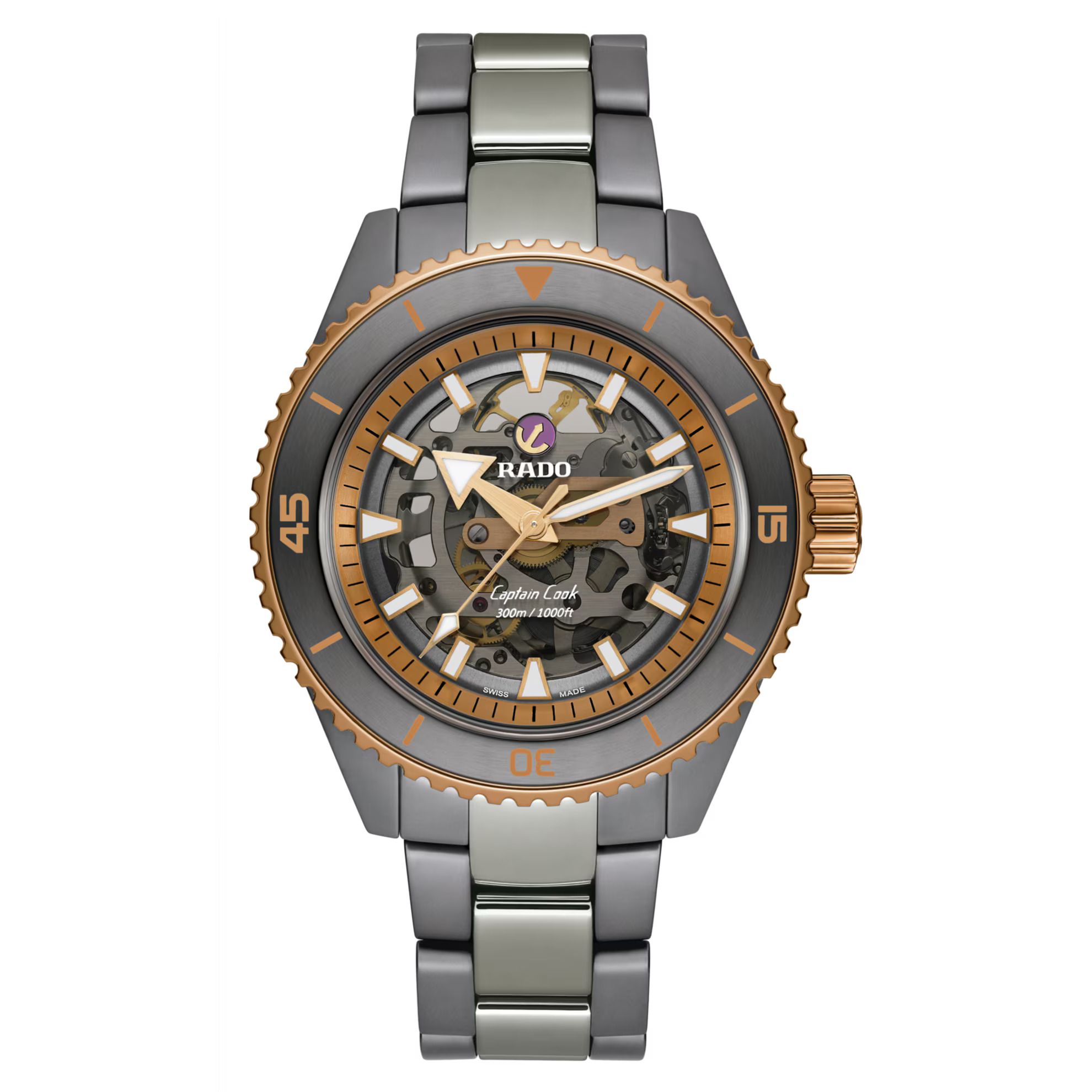 RADO Captain Cook High-Tech Ceramic Skeleton
