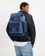 Coach Sprint Backpack Denim-Qb-Denim-Deep Blue