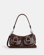 Coach Ashton Bag In Signature Jacquard Signature Jacquard-Silver-Oak-Maple