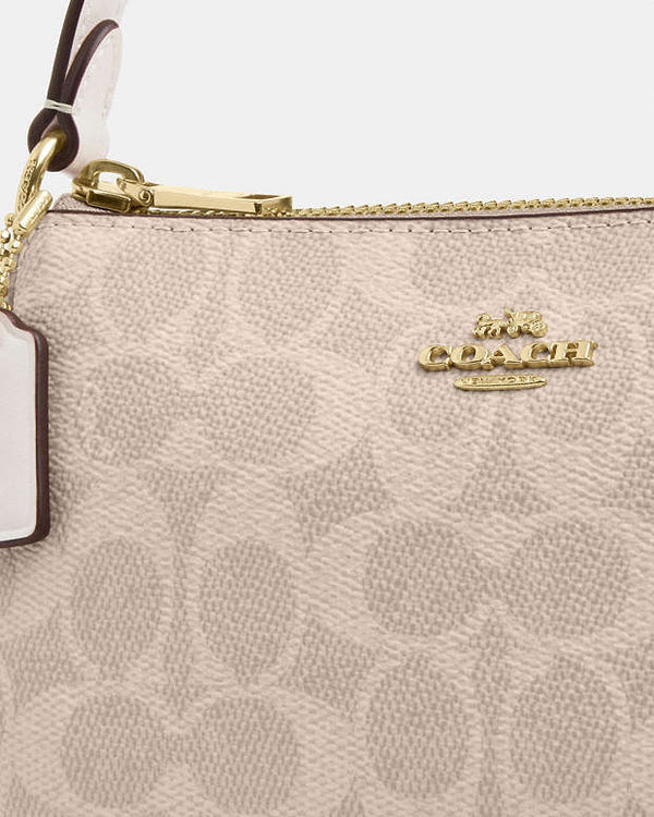 Coach Nolita 19 In Signature Canvas Signature Canvas-Gold-Sand-Chalk