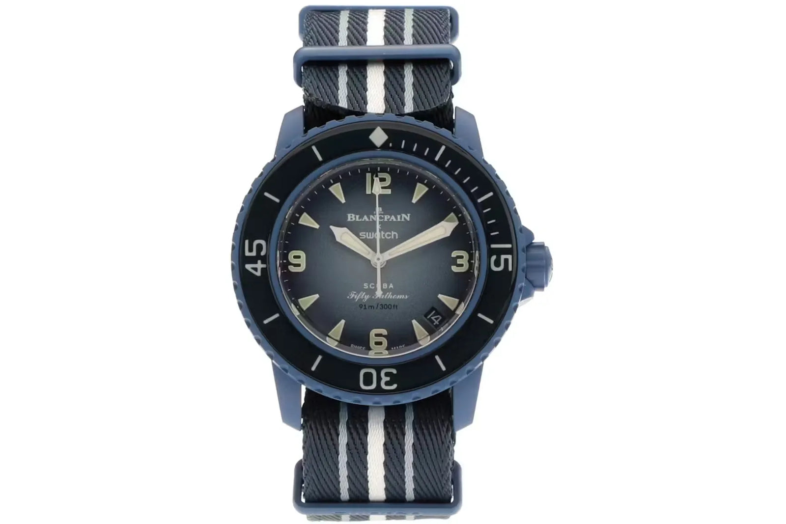 Swatch x Blancpain Bioceramic Scuba Fifty Fathoms Atlantic Ocean