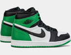 Air Jordan 1 High Black and Lucky Green