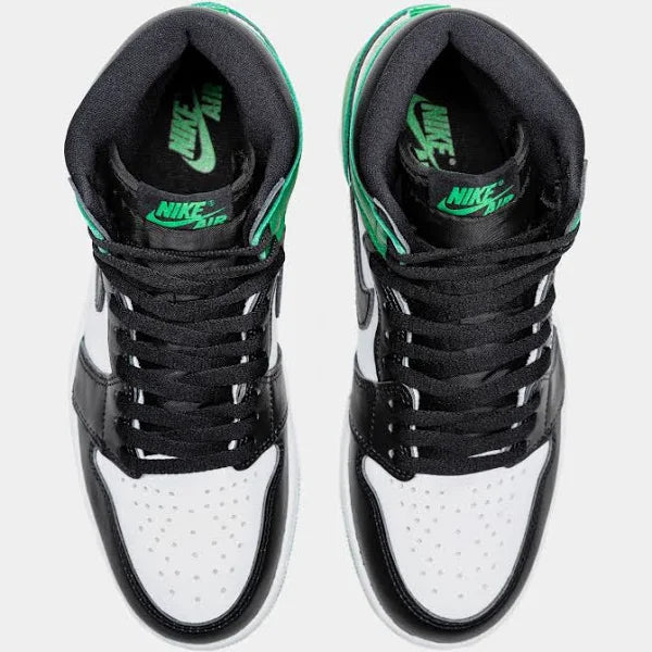 Air Jordan 1 High Black and Lucky Green